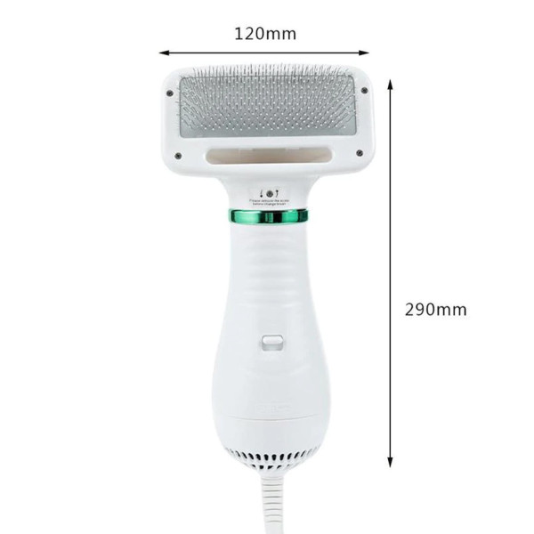 Щётка фен для шерсти собак и кошек 2в1 для груминга животных PET Grooming Dryer массажёр расчёска Щётка фен для шерсти собак и кошек 2в1 для груминга животных PET Grooming Dryer массажёр расчёска