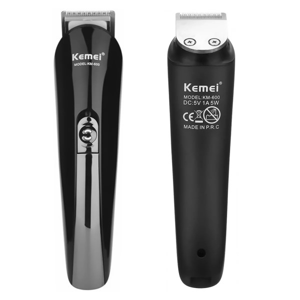 Машинка для стрижки Kemei KM-600 11 в 1 триммер бритва з насадками Бездротова акумуляторна