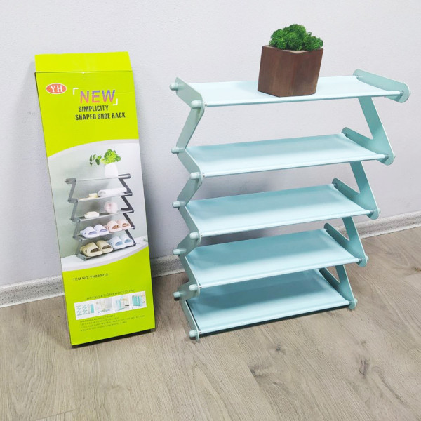 Полиця для взуття органайзер компактний стійка складна Shoe Rack YH 8802-5 зберігання речей та взуття Полиця для взуття органайзер компактний стійка складна Shoe Rack YH 8802-5 зберігання речей та взуття