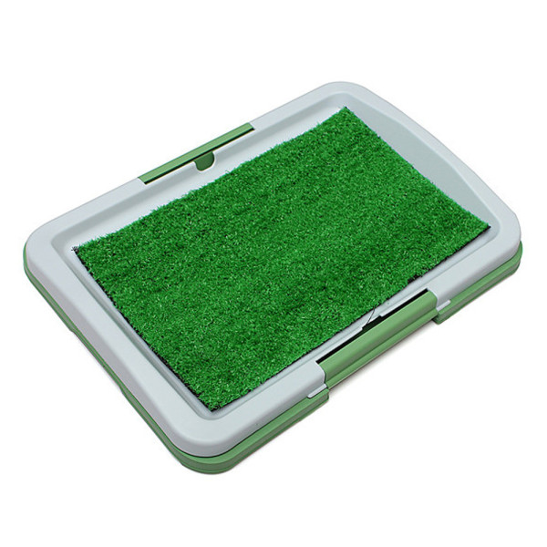 Туалет для собак трёхъярусный Puppy Potty Pad лоток для домашних животных с травой и решеткой 47х34х6см Туалет для собак трёхъярусный Puppy Potty Pad лоток для домашних животных с травой и решеткой 47х34х6см