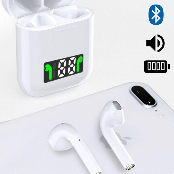 Наушники беспроводные Bluetooth i99 TWS. Блютуз гарнитура с кейсом Наушники и гарнитуры для телефона и музыки