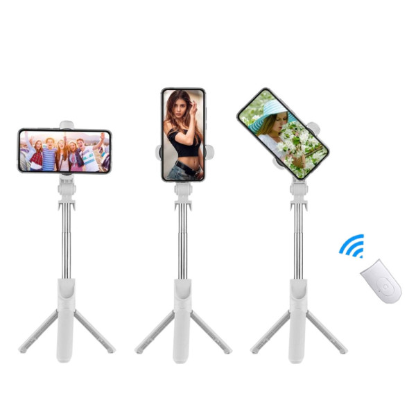 Селфи трипод Bluetooth Selfie Stick L02 Штатив селфи-палка беспроводной монопод для смартфона Белый Селфи трипод Bluetooth Selfie Stick L02 Штатив селфи-палка беспроводной монопод для смартфона Белый