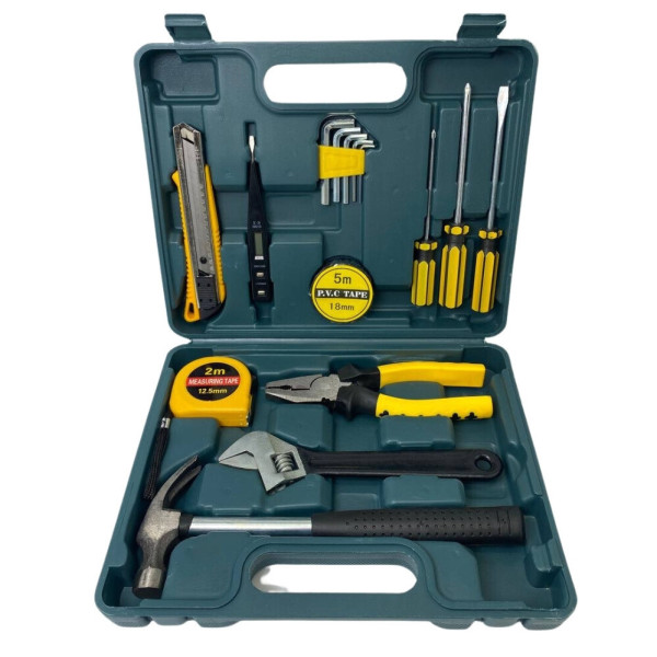 Набор ручных инструментов в кейсе 11 предметов для ремонта чемодан универсальный для дома