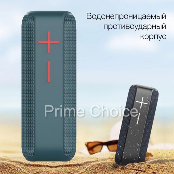 Беспроводная портативная Bluetooth колонка Hopestar P15 (Черная). Мощная, водонепроницаемая, USB, FM, акустика