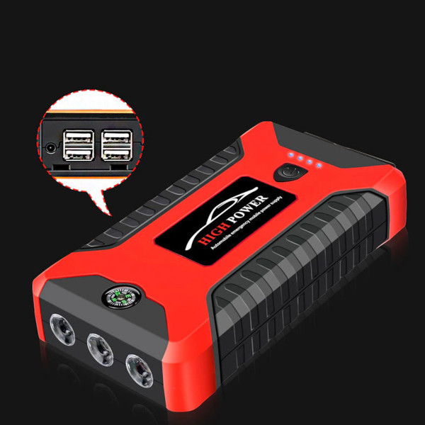 Пусковая зарядка JUMPSTARTER автомобильная пуско-зарядное устройство портативный бустер с компрессором Пусковая зарядка JUMPSTARTER автомобильная пуско-зарядное устройство портативный бустер с компрессором