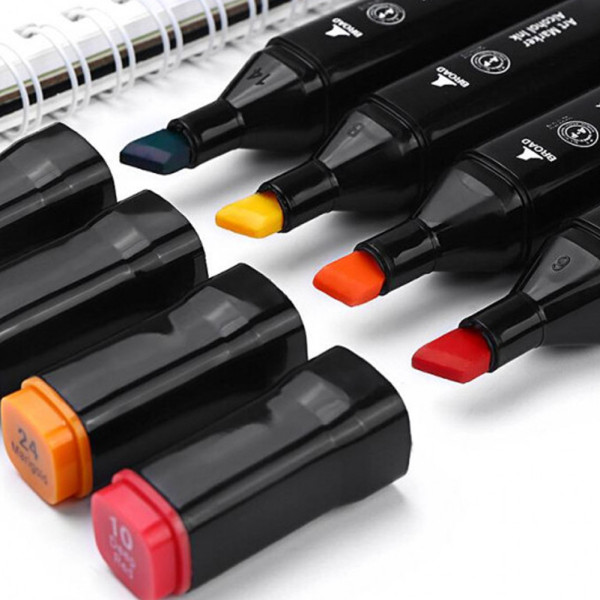 Скетч маркеры SKETCHMARKER 60 цветов Набор для рисования и дизайна двусторонних маркеров на спиртовой основе Скетч маркеры SKETCHMARKER 60 цветов Набор для рисования и дизайна двусторонних маркеров на спиртовой основе