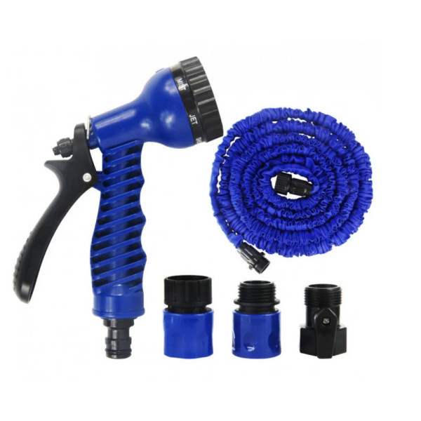 Садовый шланг для полива Xhose 75 м с распылителем X-Hose Поливочные растягивающиеся шланги Хосе 3/4 Садовый шланг для полива Xhose 75 м с распылителем X-Hose Поливочные растягивающиеся шланги Хосе 3/4