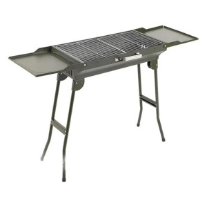 Складной мангал чемодан BBQ Grill 1066G Портативный садовый металлический угольный гриль барбекю на дачу