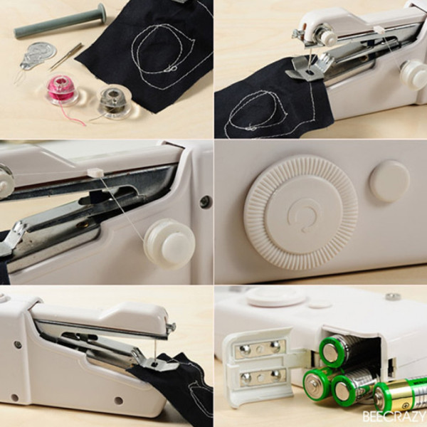 Мини швейная машинка портативная беспроводная The Нandheld Sewing Machine ручная Мини швейная машинка портативная беспроводная The Нandheld Sewing Machine ручная