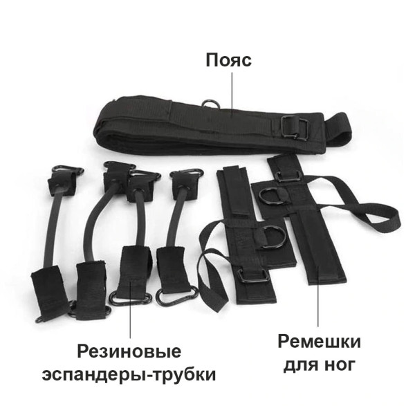 Тренажер для прыжков Эспандер для ног и приседаний трубчатый для фитнеса Vertical High Jump Trainer Тренажер для прыжков Эспандер для ног и приседаний трубчатый для фитнеса Vertical High Jump Trainer