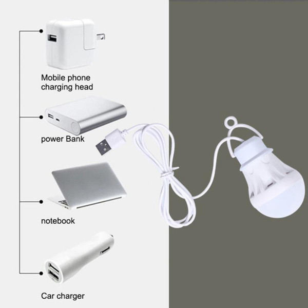 Usb лампа PC-1130 универсальный светодиодный мини портативный светильник для повербанка ноутбука