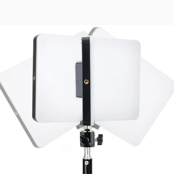 Светодиодная лампа прямоугольная RL-11 для блогера визажиста LED SQUARE FILL LIGHT со штативом 2м