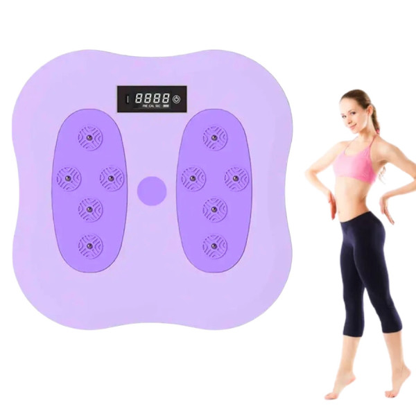 Вращающийся тренажер диск с массажем для стоп Waist Twisting Disc с подсчетом калорий Торсионный диск Вращающийся тренажер диск с массажем для стоп Waist Twisting Disc с подсчетом калорий Торсионный диск