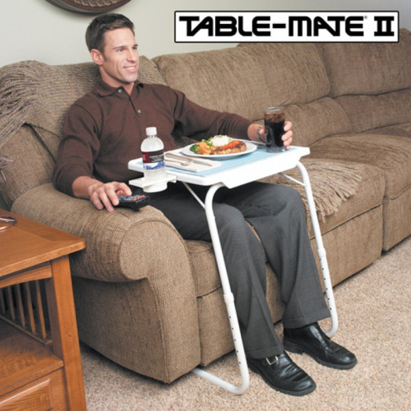 Переносной складной столик трансформер Table Mate 2 многофункциональный прикроватный регулируемый маленький