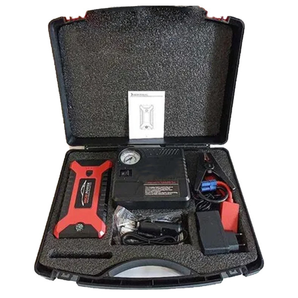 Пусковая зарядка JUMPSTARTER автомобильная пуско-зарядное устройство портативный бустер с компрессором Пусковая зарядка JUMPSTARTER автомобильная пуско-зарядное устройство портативный бустер с компрессором